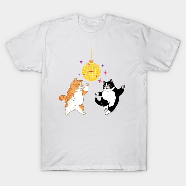 Dancing Cats T-Shirt by Unicorns and Farts